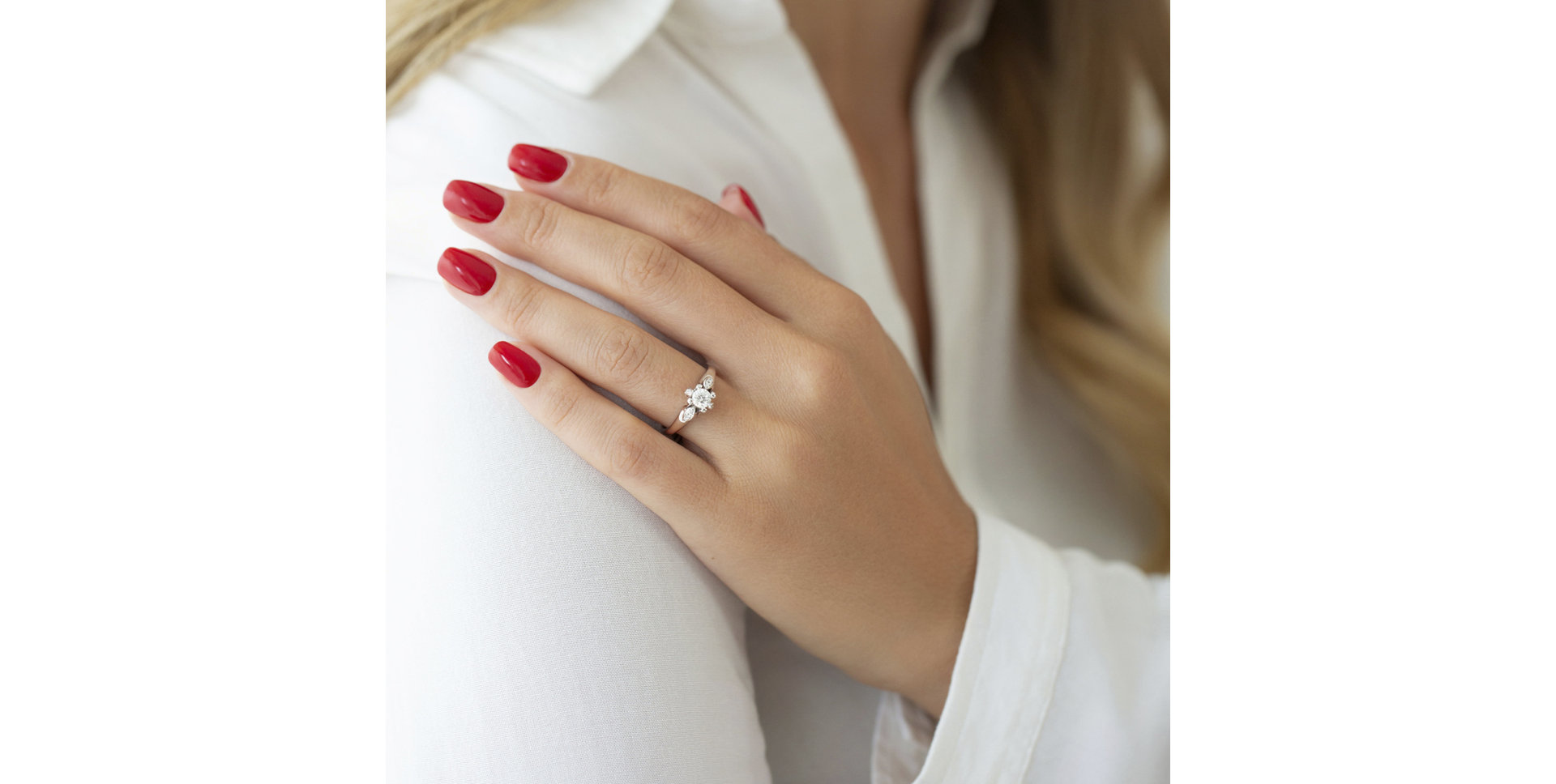 Prsteň s diamantmi Martinien