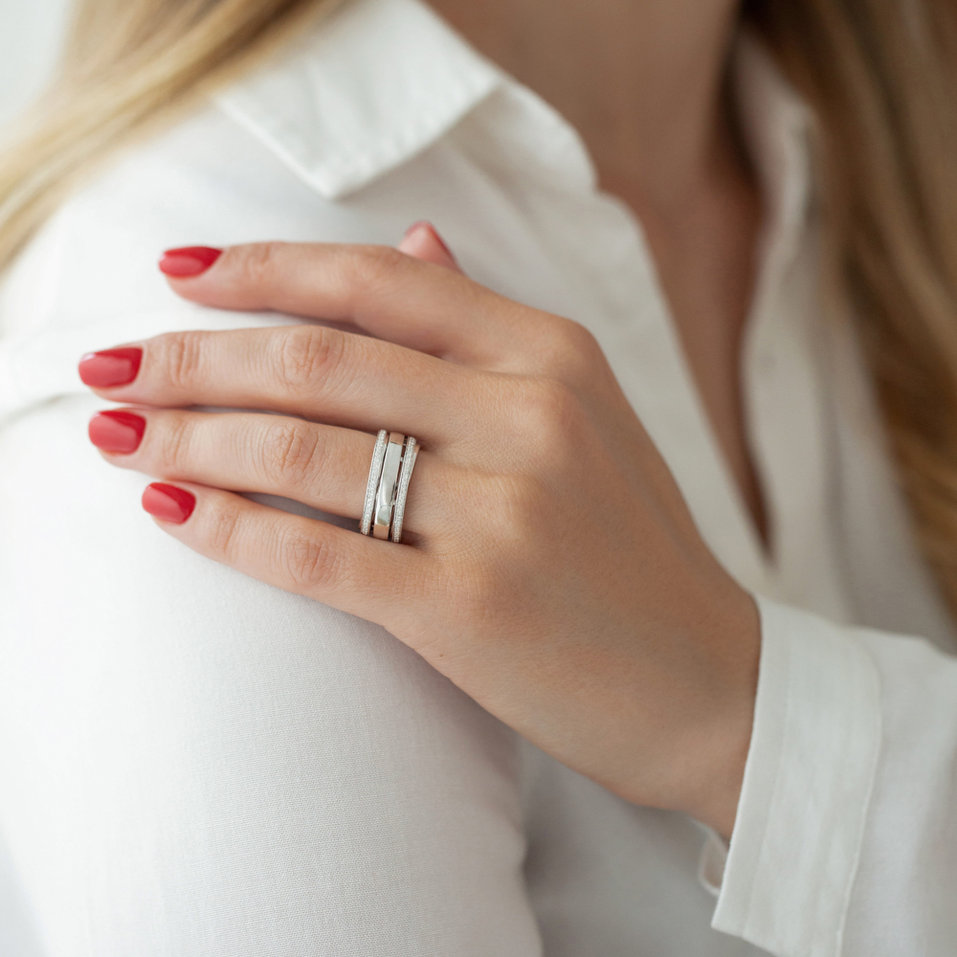 Prsteň s diamantmi Charming Andromeda