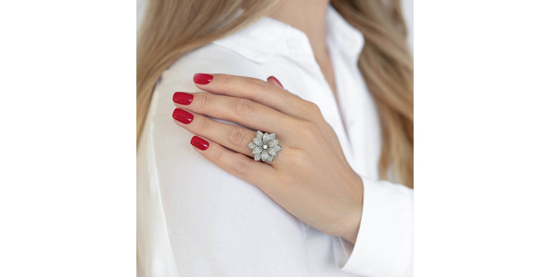 Prsteň s diamantmi Diamond Witchery