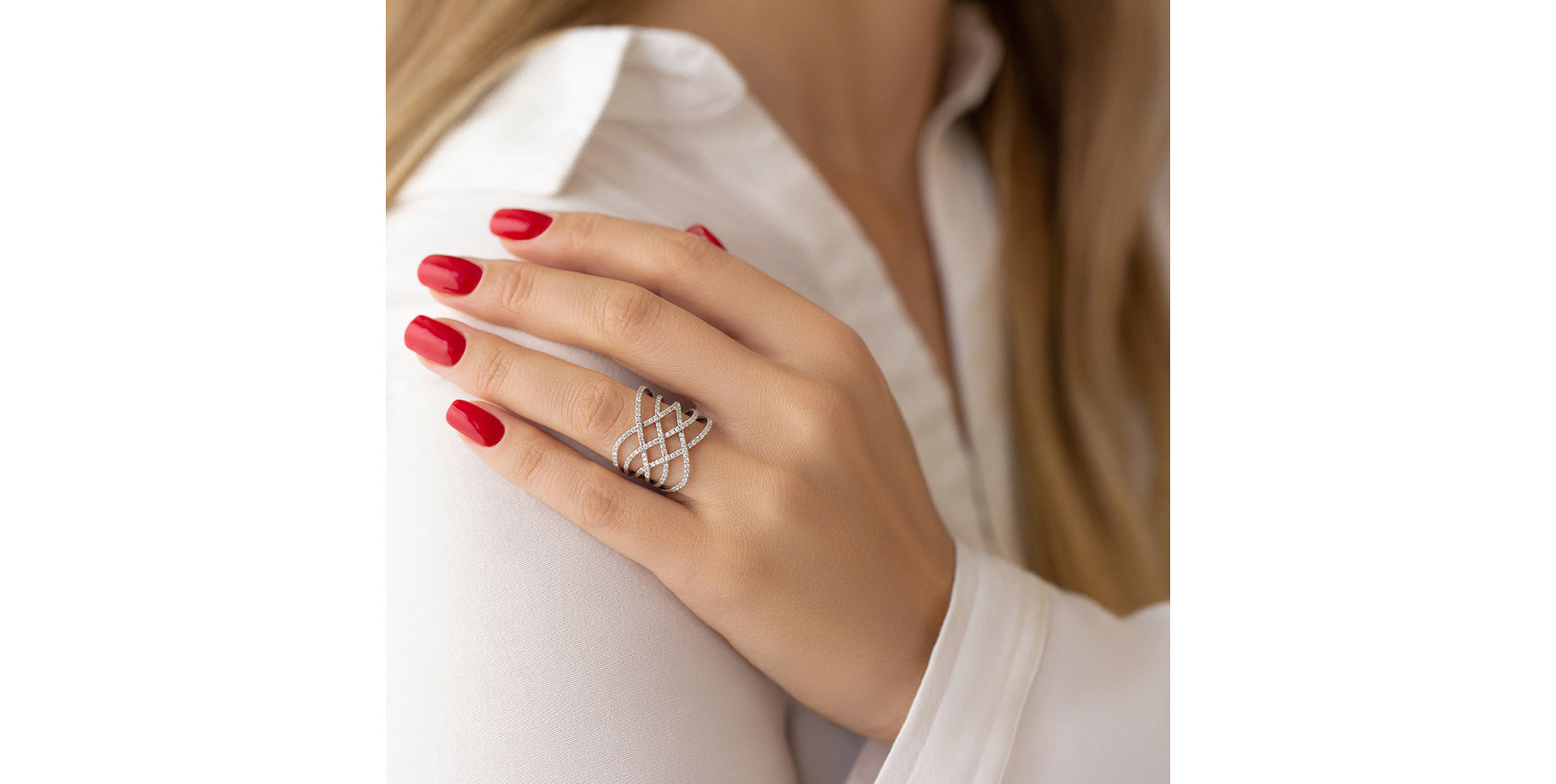 Prsteň s diamantmi Rolande