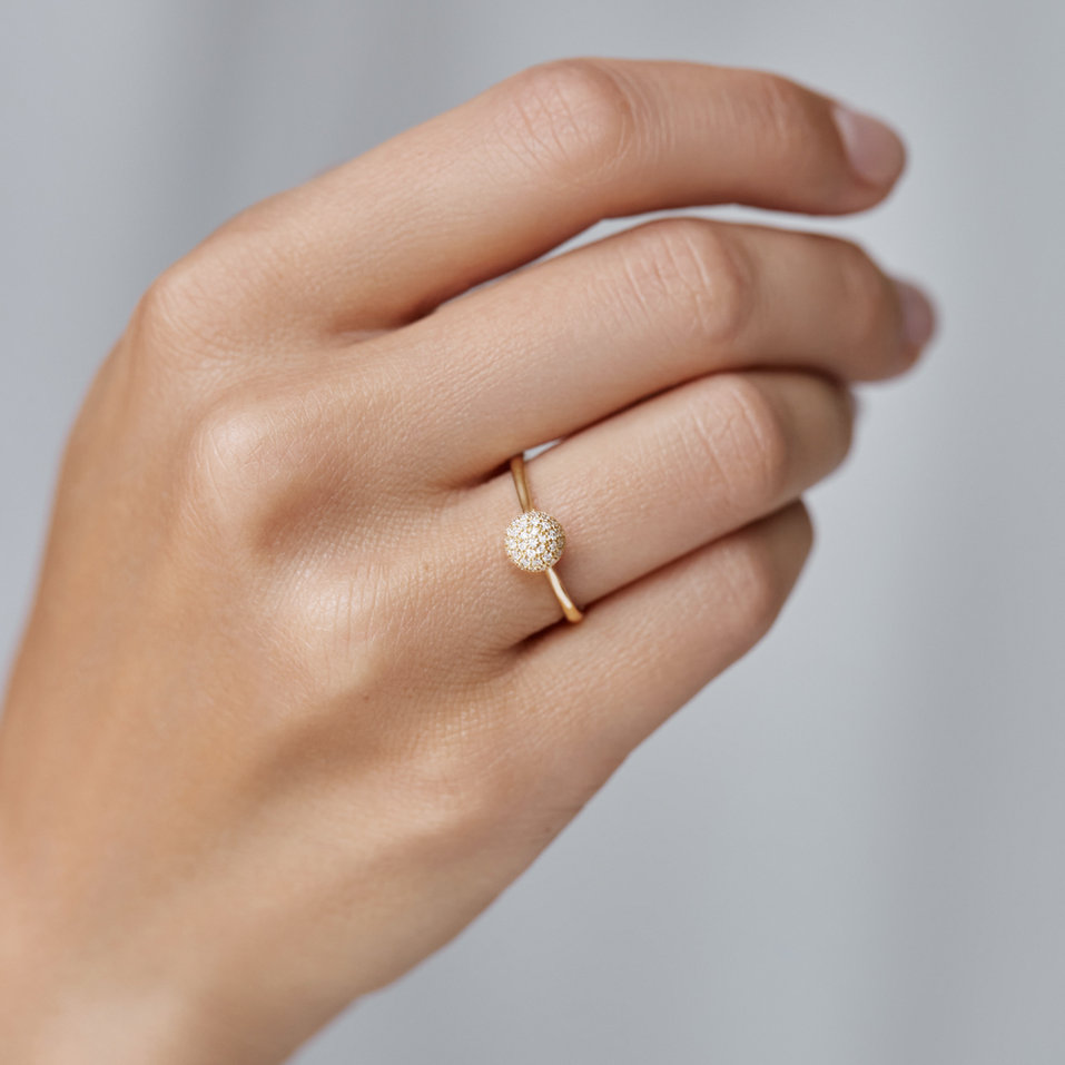 Prsteň s hnedými diamantmi Monarch Desire