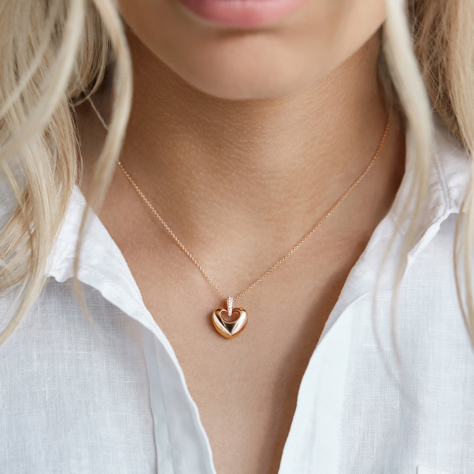 Přívěsok s diamantmi Love Mania