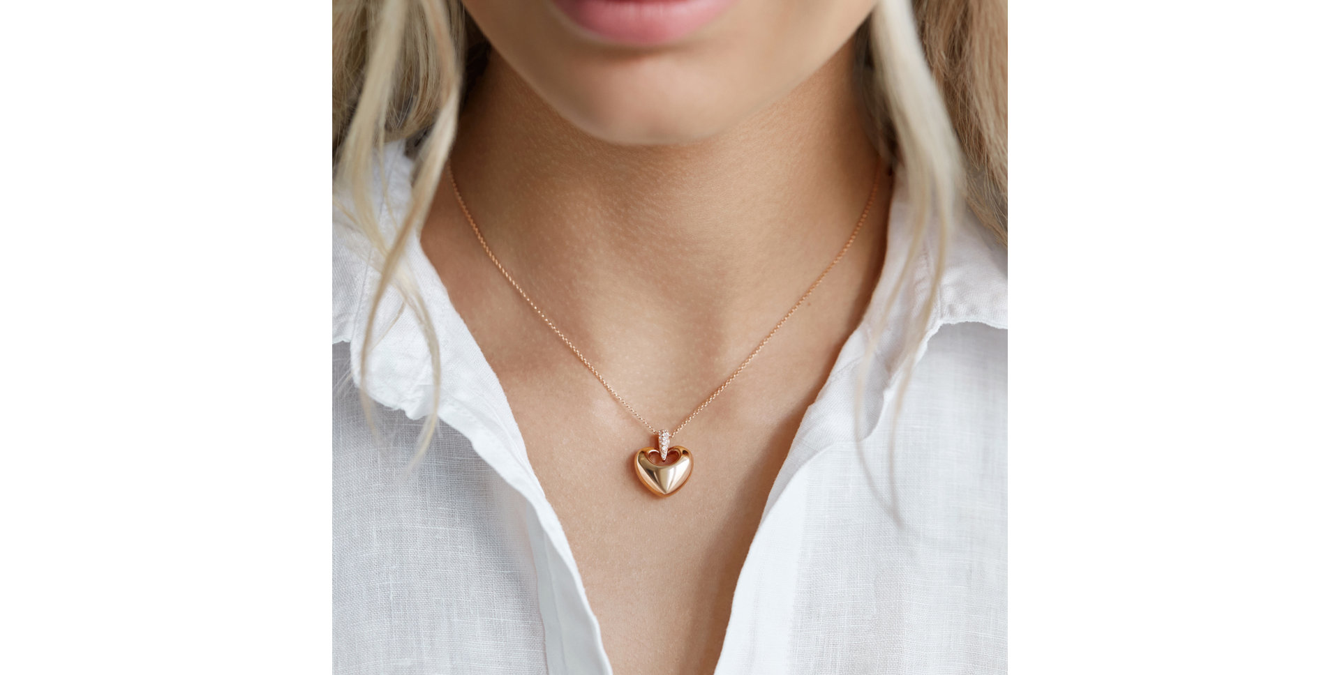 Přívěsok s diamantmi Love Mania