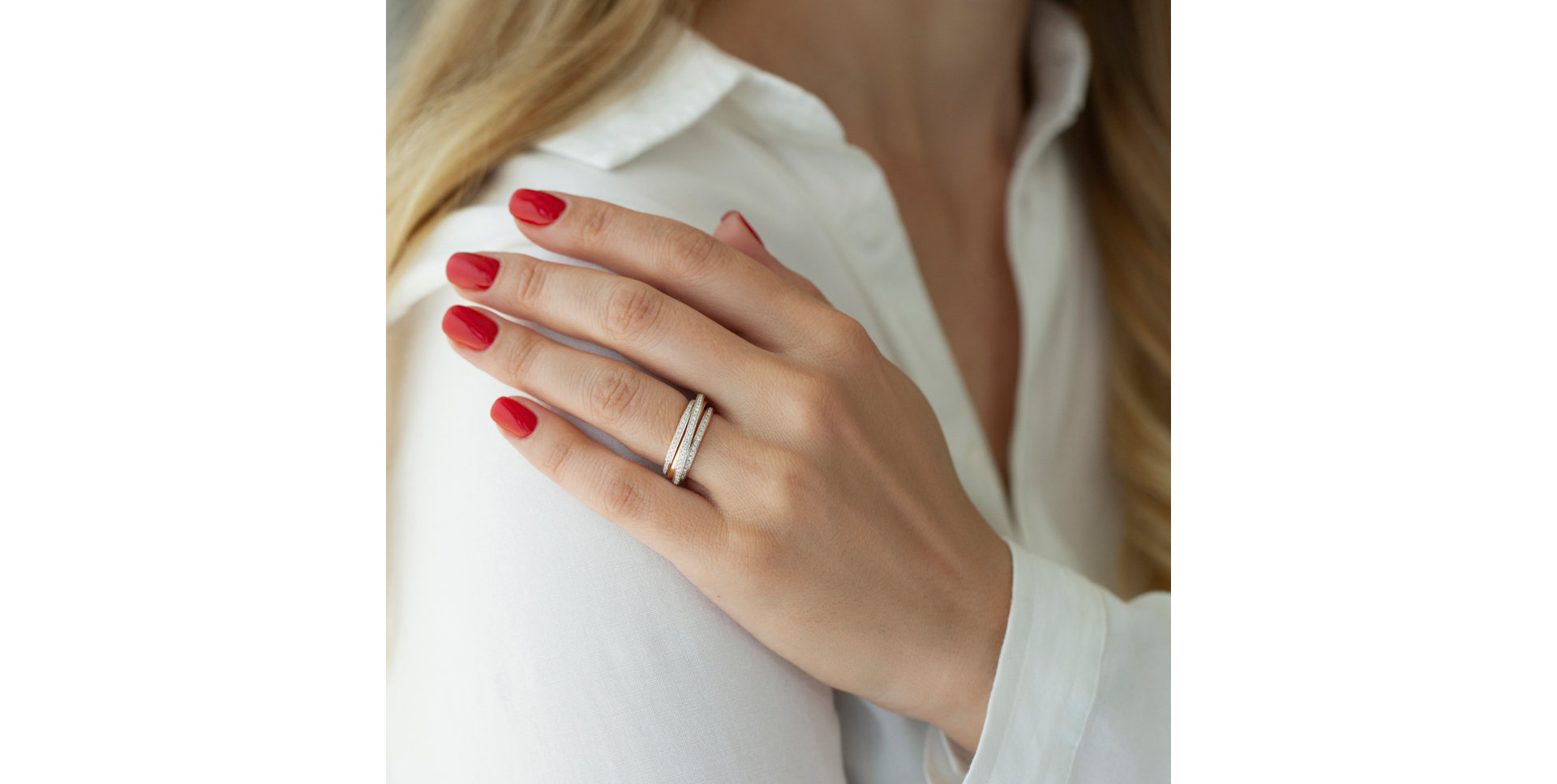 Prsteň s diamantmi Princess Dawn