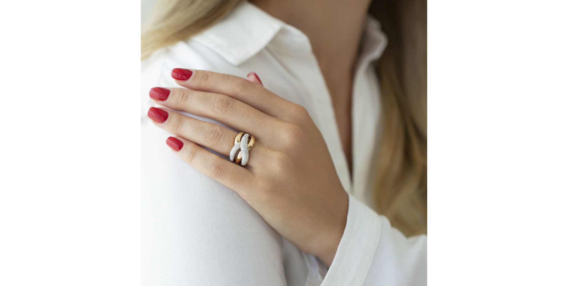 Prsteň s diamantmi Pascal