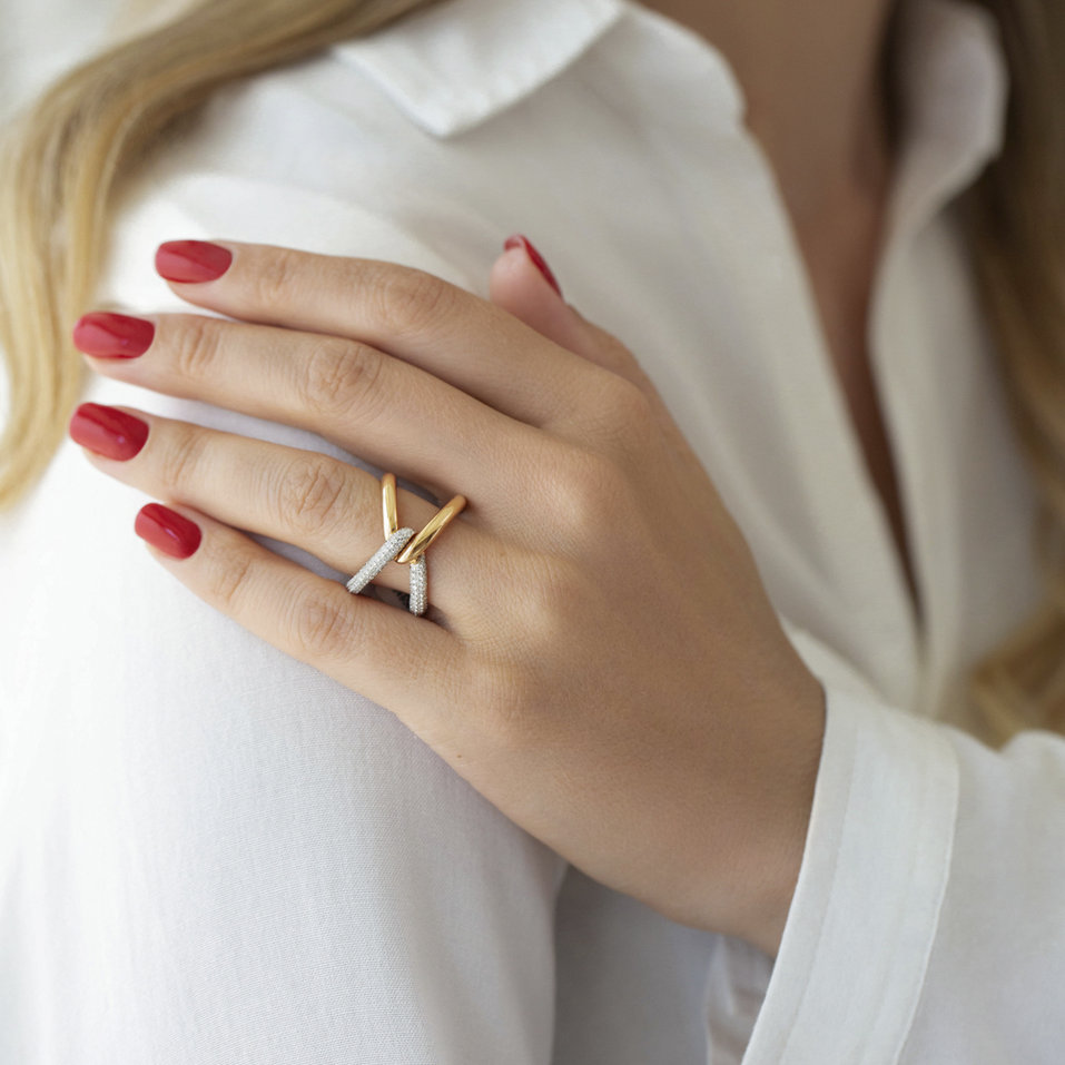 Prsteň s diamantmi Marcello