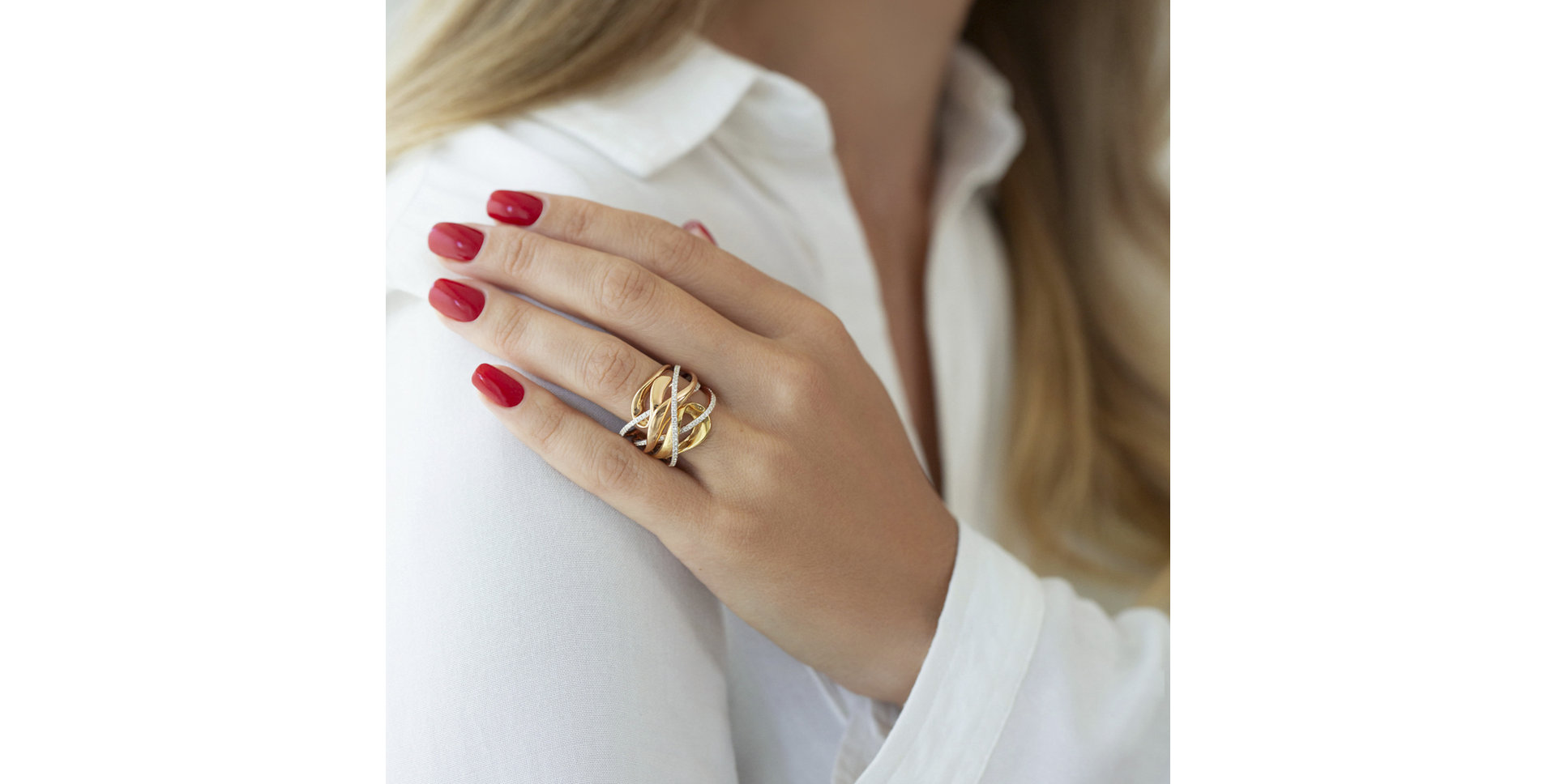 Prsteň s diamantmi Bernardin