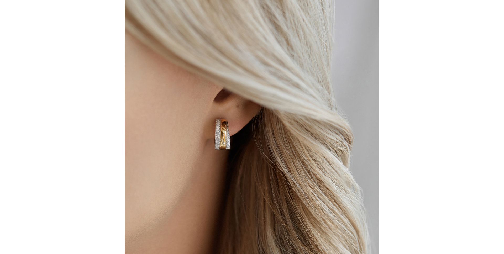 Náušnice s diamantmi Sparkling Dew