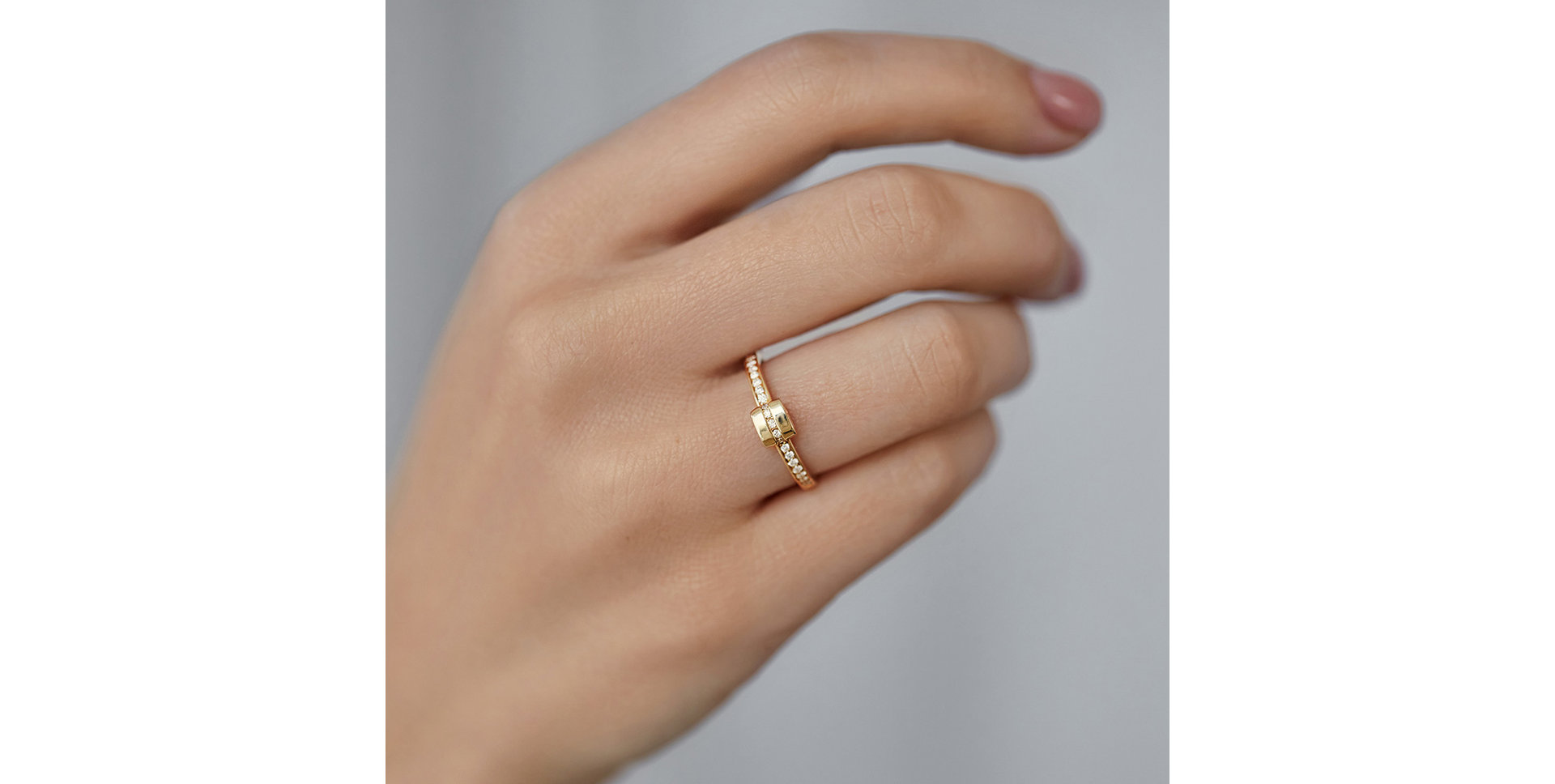 Prsteň s diamantmi Shine Ray