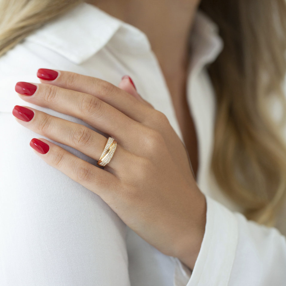 Prsteň s diamantmi Marcellino