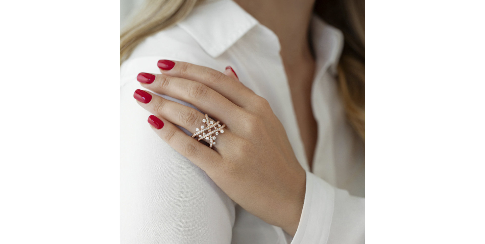 Prsteň s diamantmi Goddess Desire