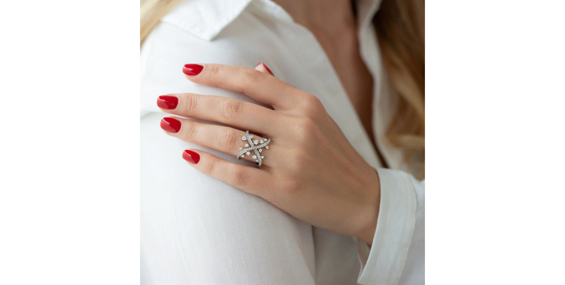 Prsteň s diamantmi Goddess Romance