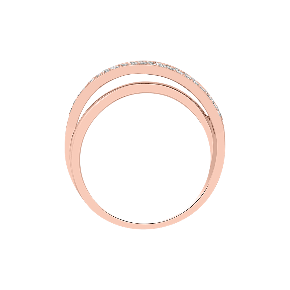 Prsteň s diamantmi Romantic Labyrinth