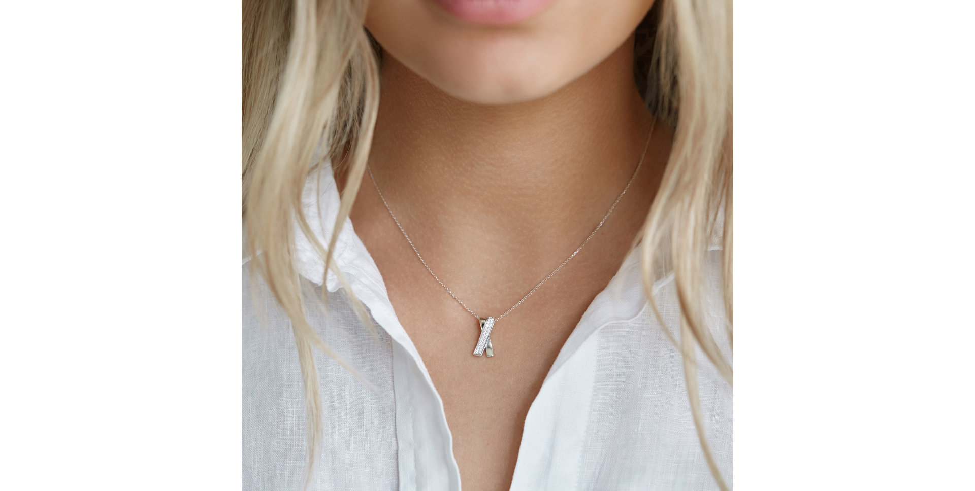 Přívěsok s diamantmi Delicate Vesper