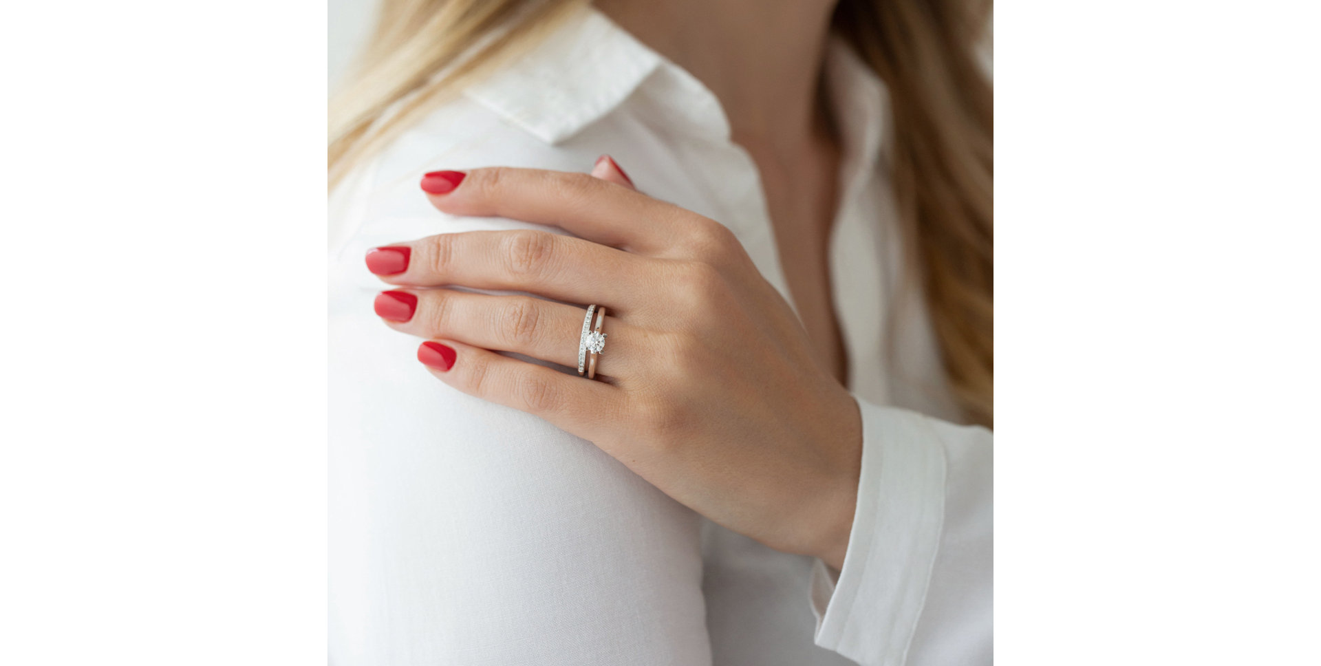 Prsteň s diamantmi Mathilde