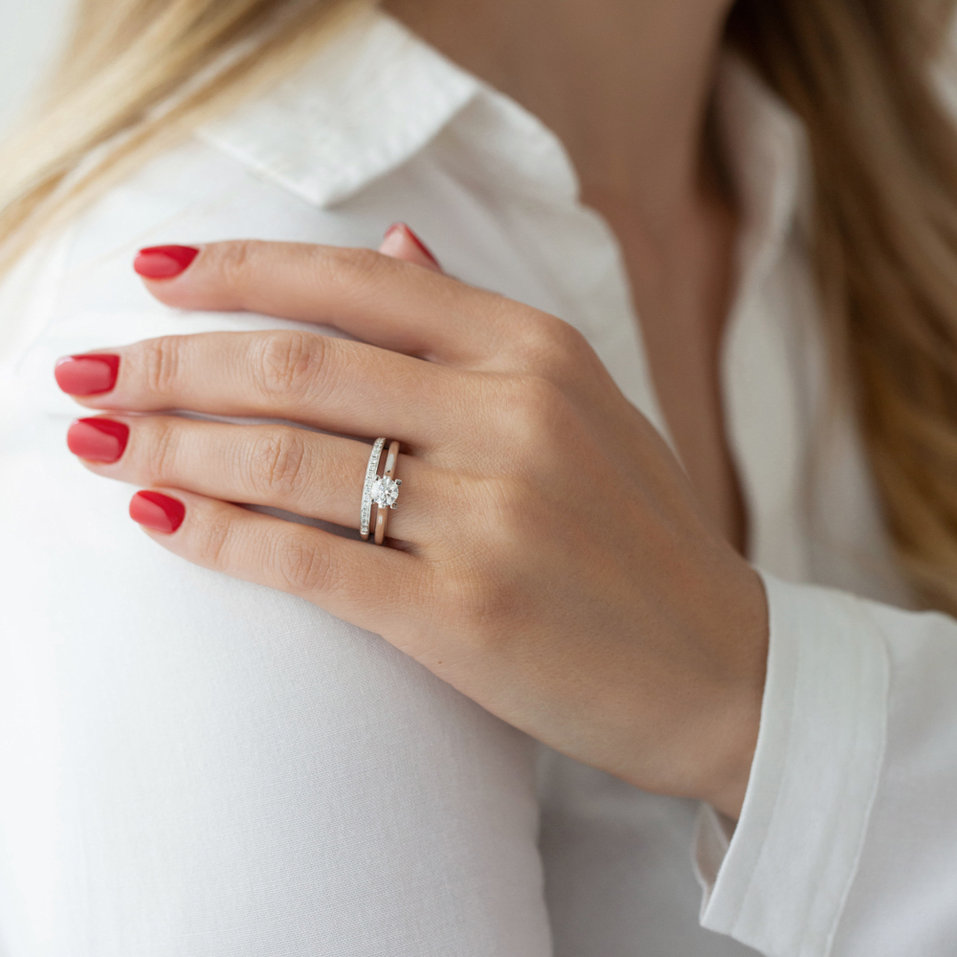 Prsteň s diamantmi Mathilde