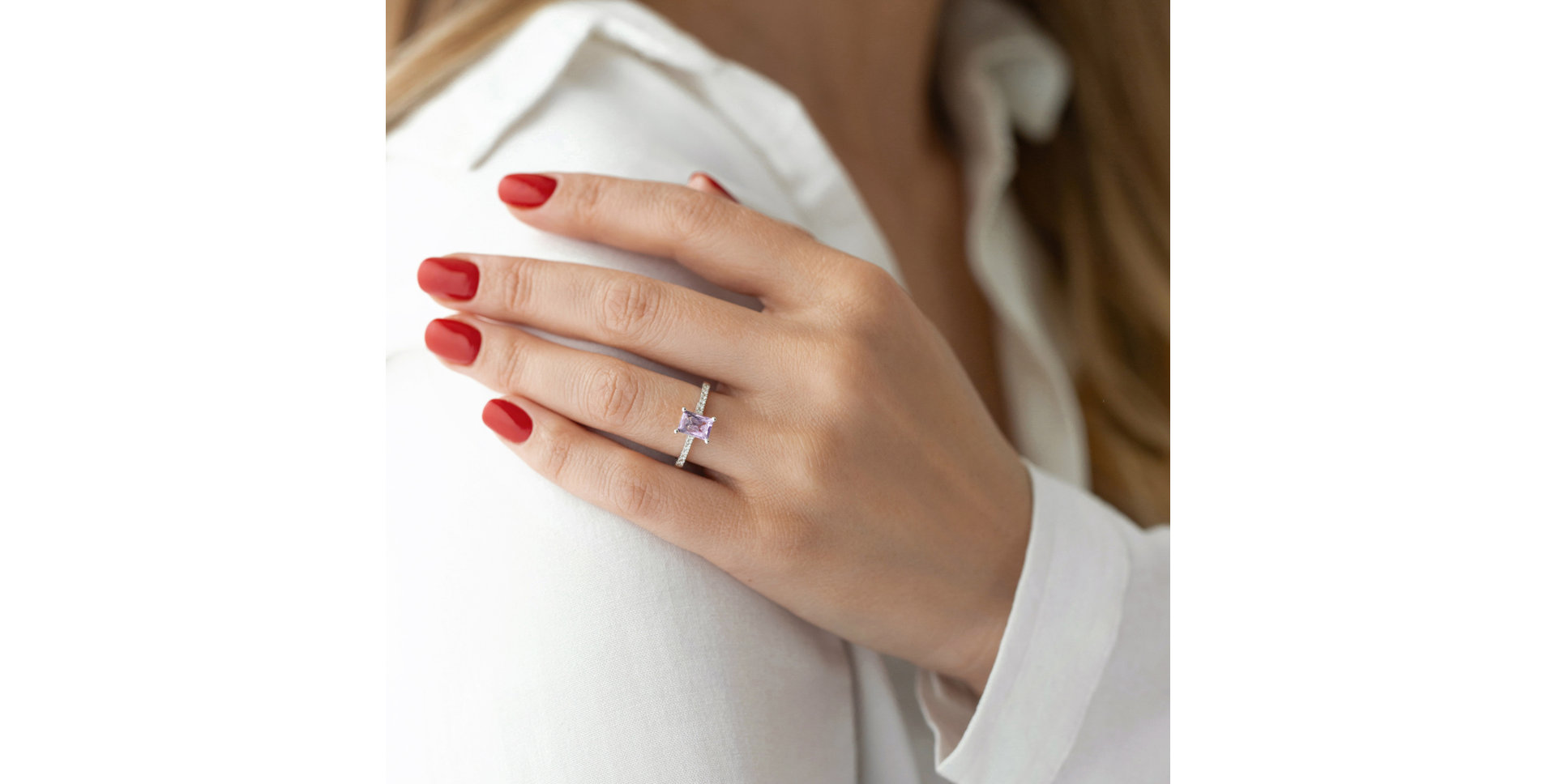 Prsteň s citrínom a diamantmi Miracle Gem