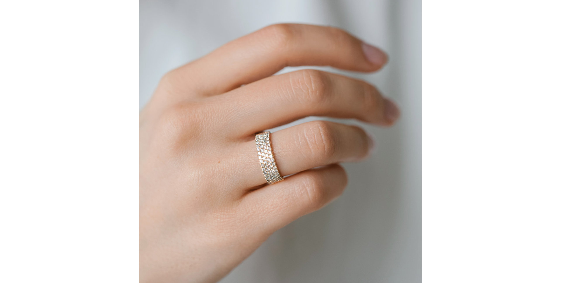 Prsteň s hnedými diamantmi Queen Eternity