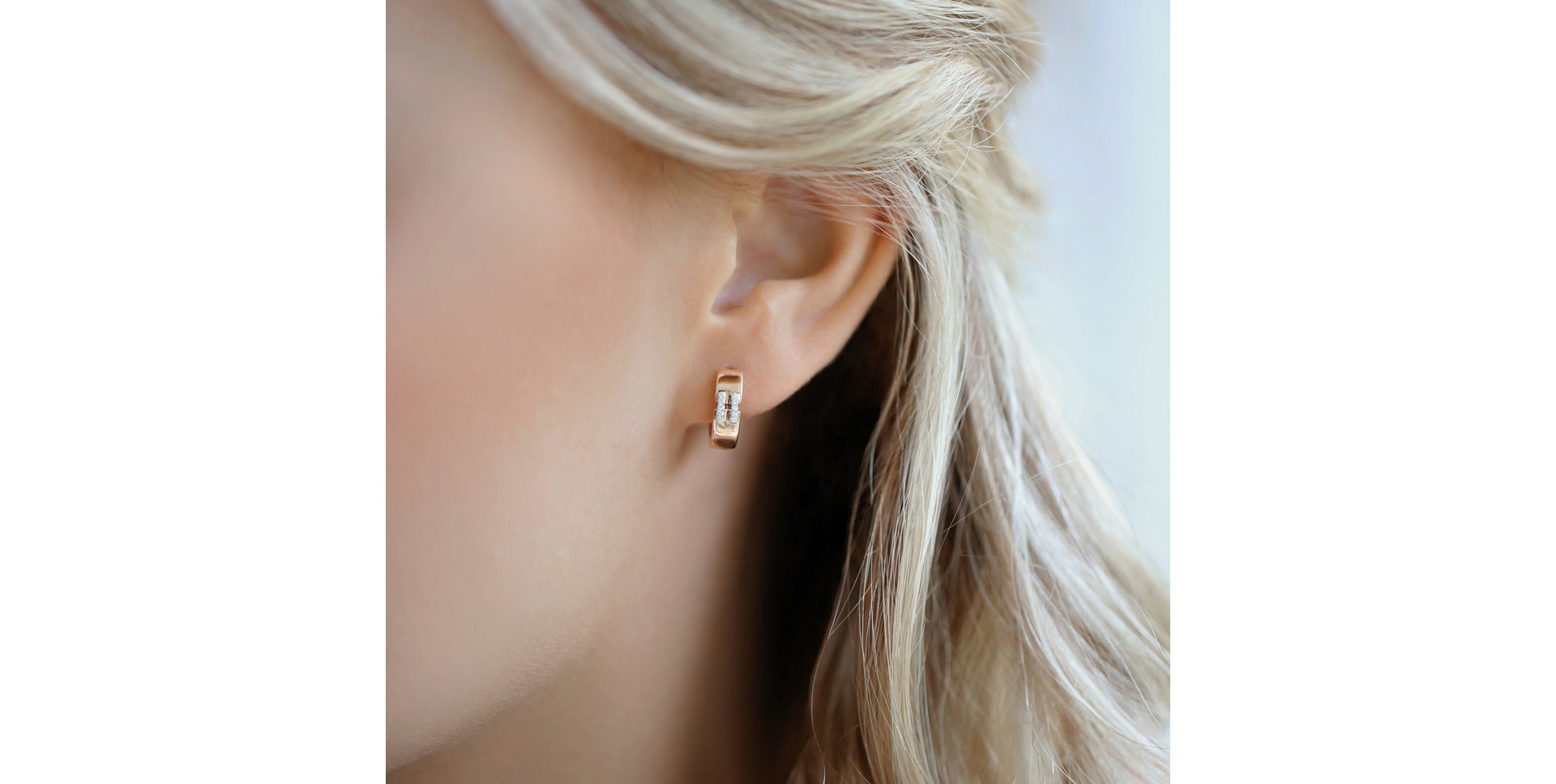 Náušnice s hnedými diamantmi Lady Gleam