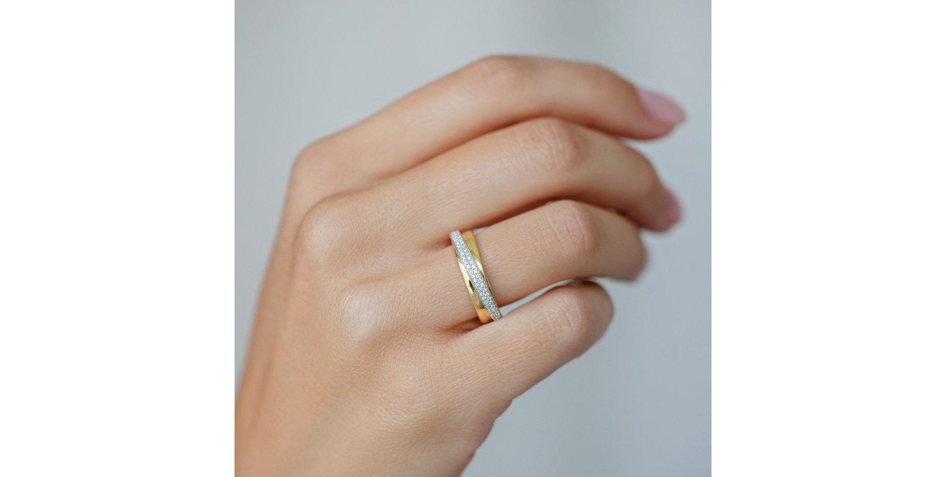 Prsteň s diamantmi Star Ray