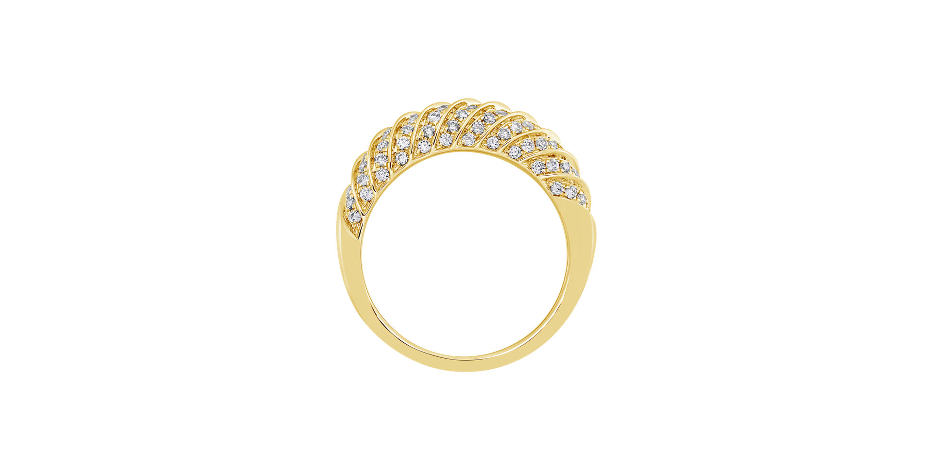 Prsteň s diamantmi Precious Touch