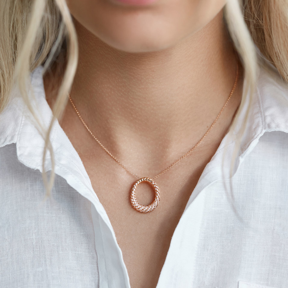 Přívěsok s diamantmi Gala Night