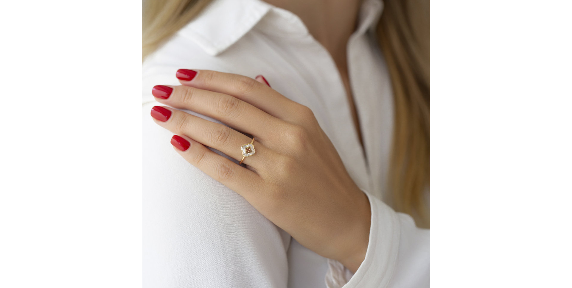 Prsteň s diamantmi Galio