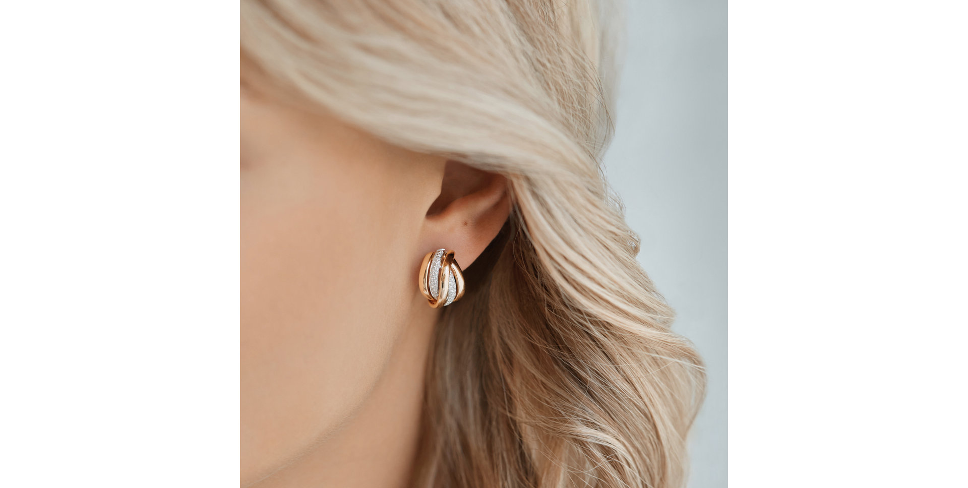 Náušnice s diamantmi Festive Moment