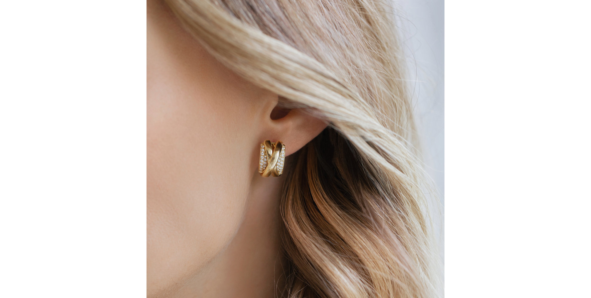 Náušnice s diamantmi Galaxy Signature