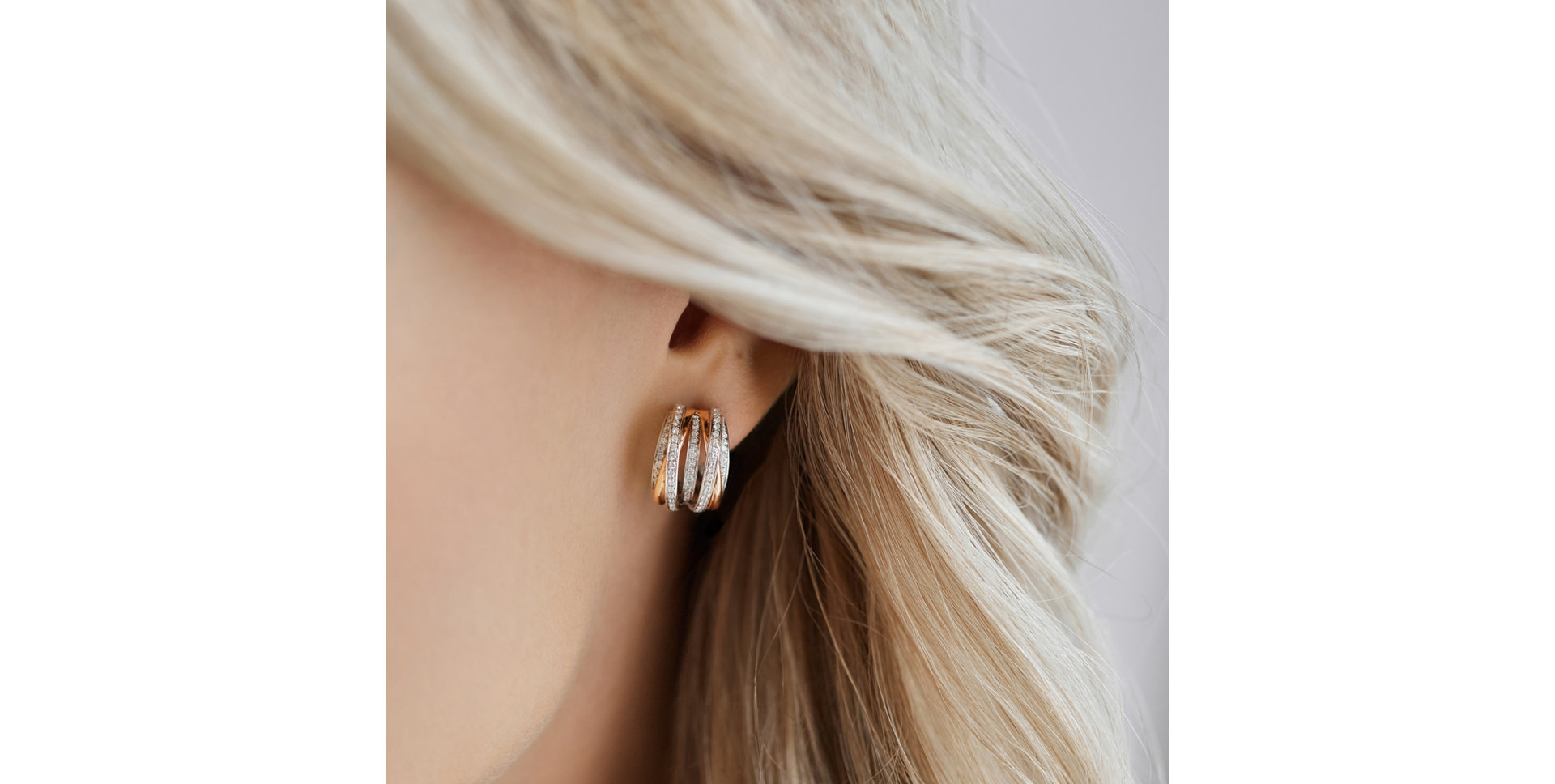 Náušnice s diamantmi Luxury Pleasure