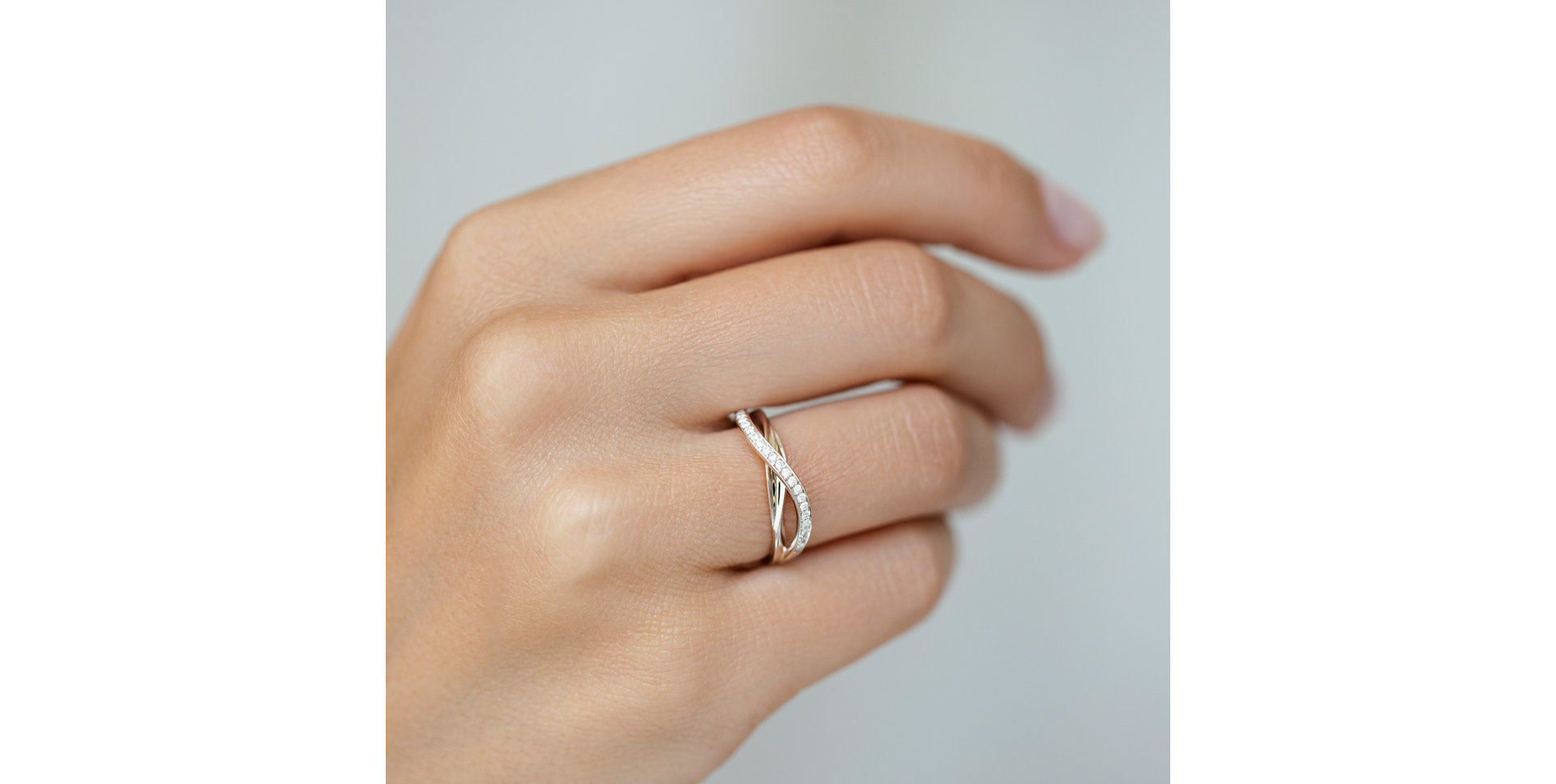 Prsteň s diamantmi Moonlight Sea