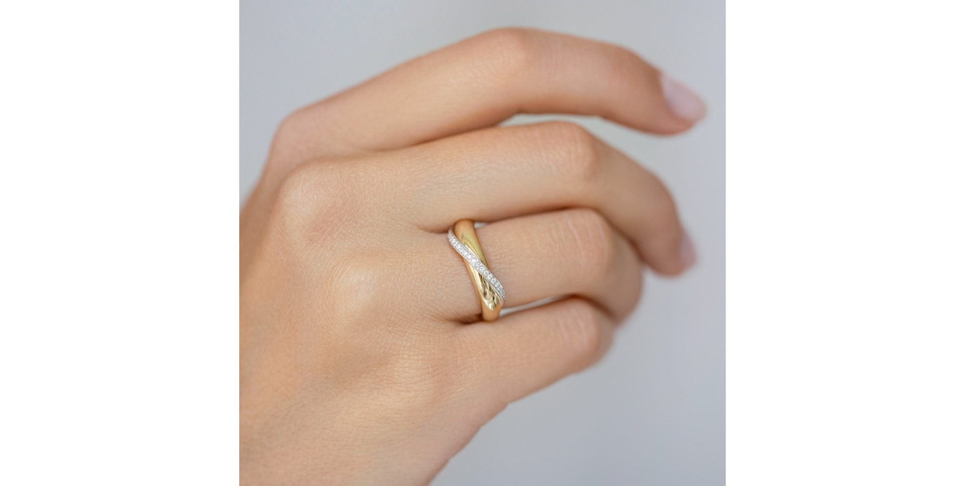 Prsteň s diamantmi Night Sea