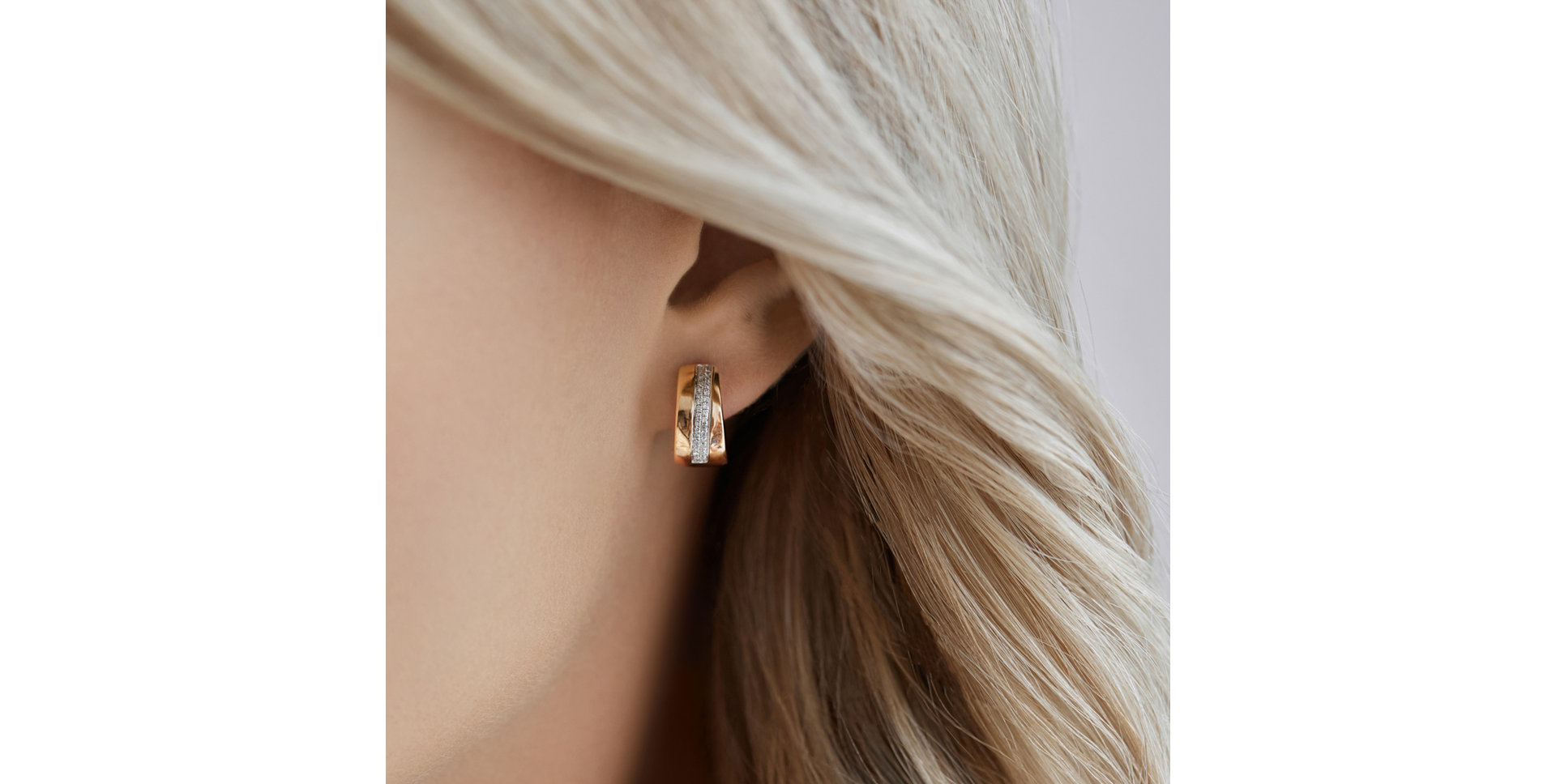 Náušnice s diamantmi Sparkling Dew