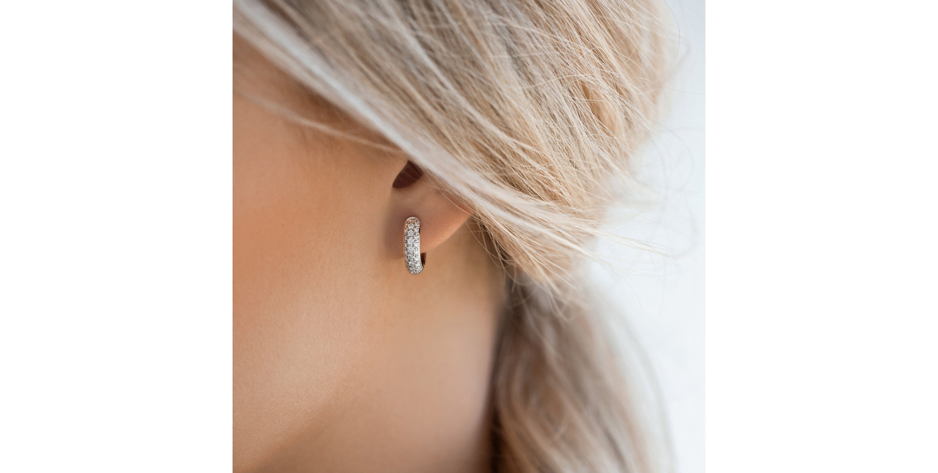 Náušnice s diamantmi Duchess Poem