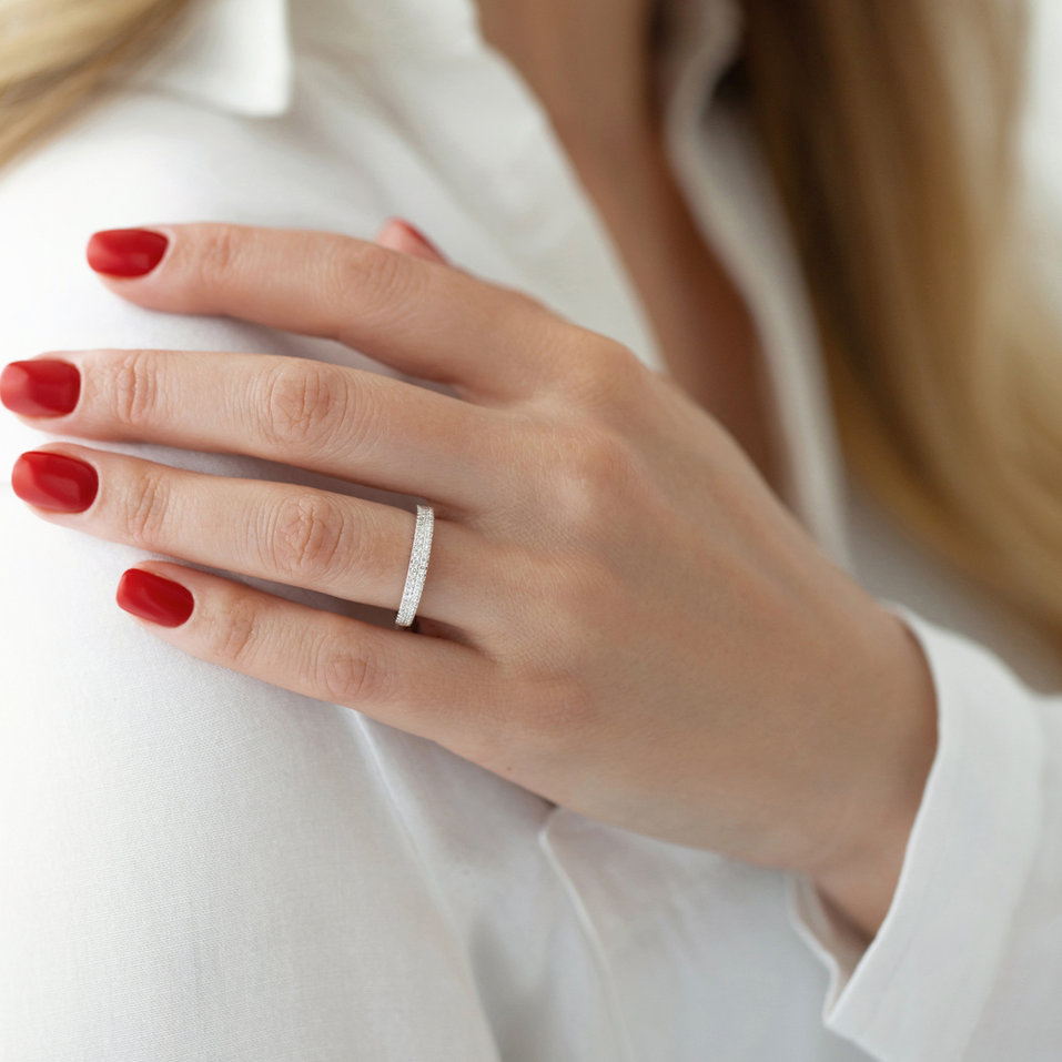 Prsteň s diamantmi Infinite Grace