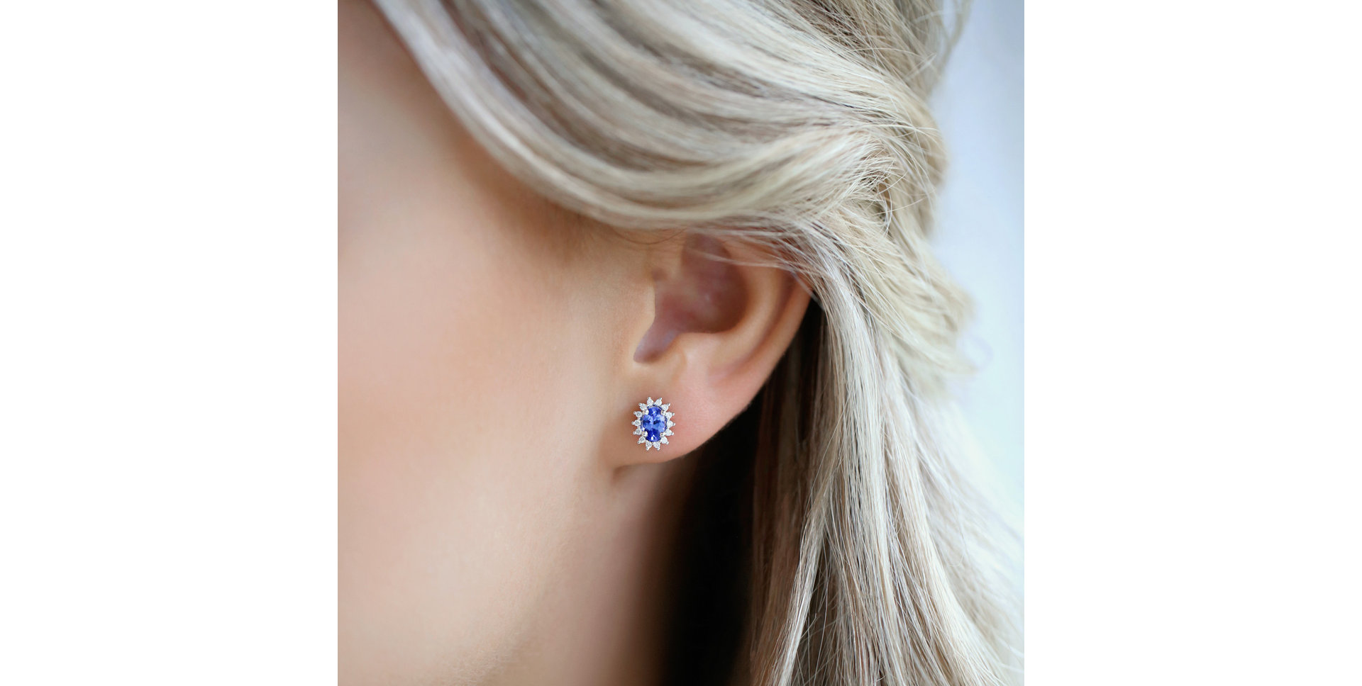 Náušnice s rubínom a diamantmi Princess Sparkle