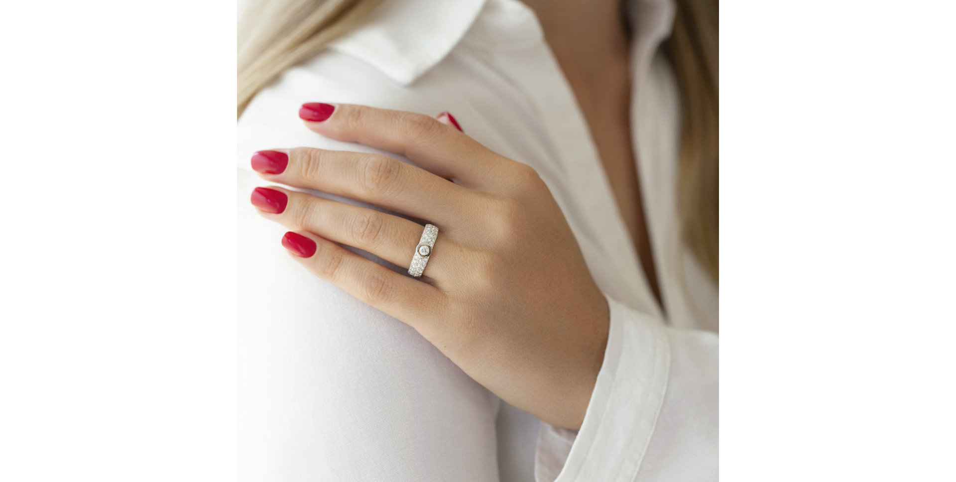 Prsteň s diamantmi Love Majesty