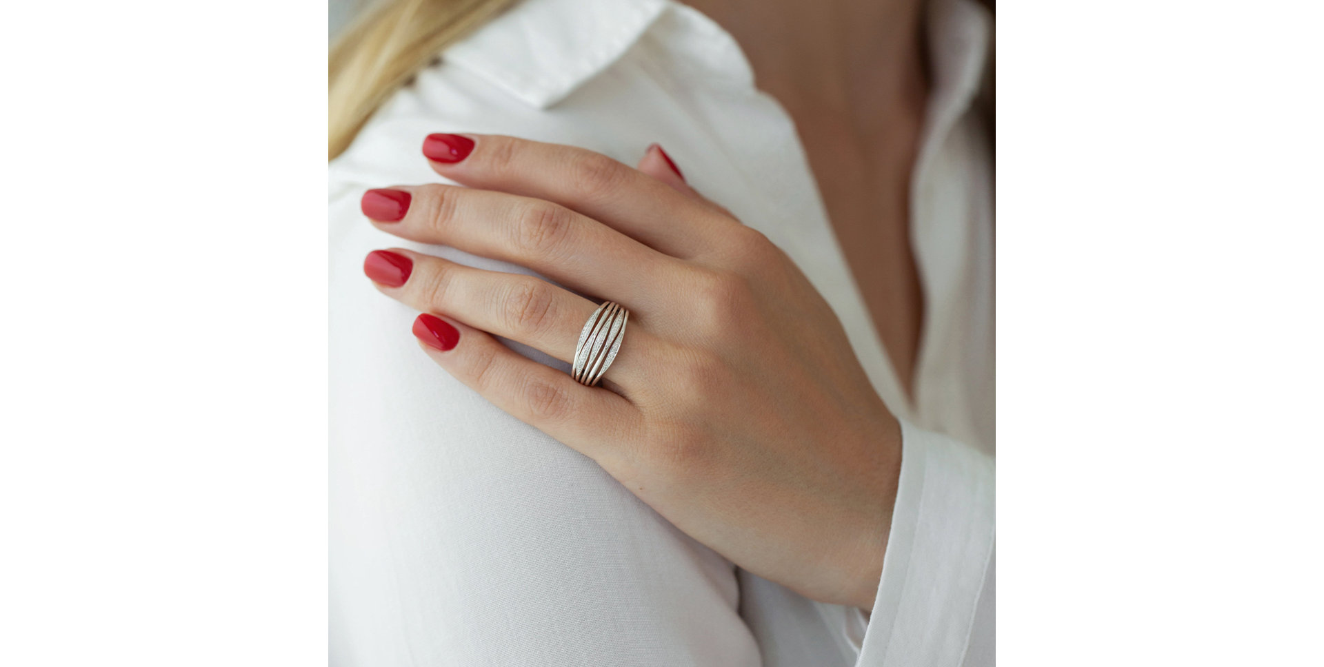 Prsteň s diamantmi Mellow Sparkle