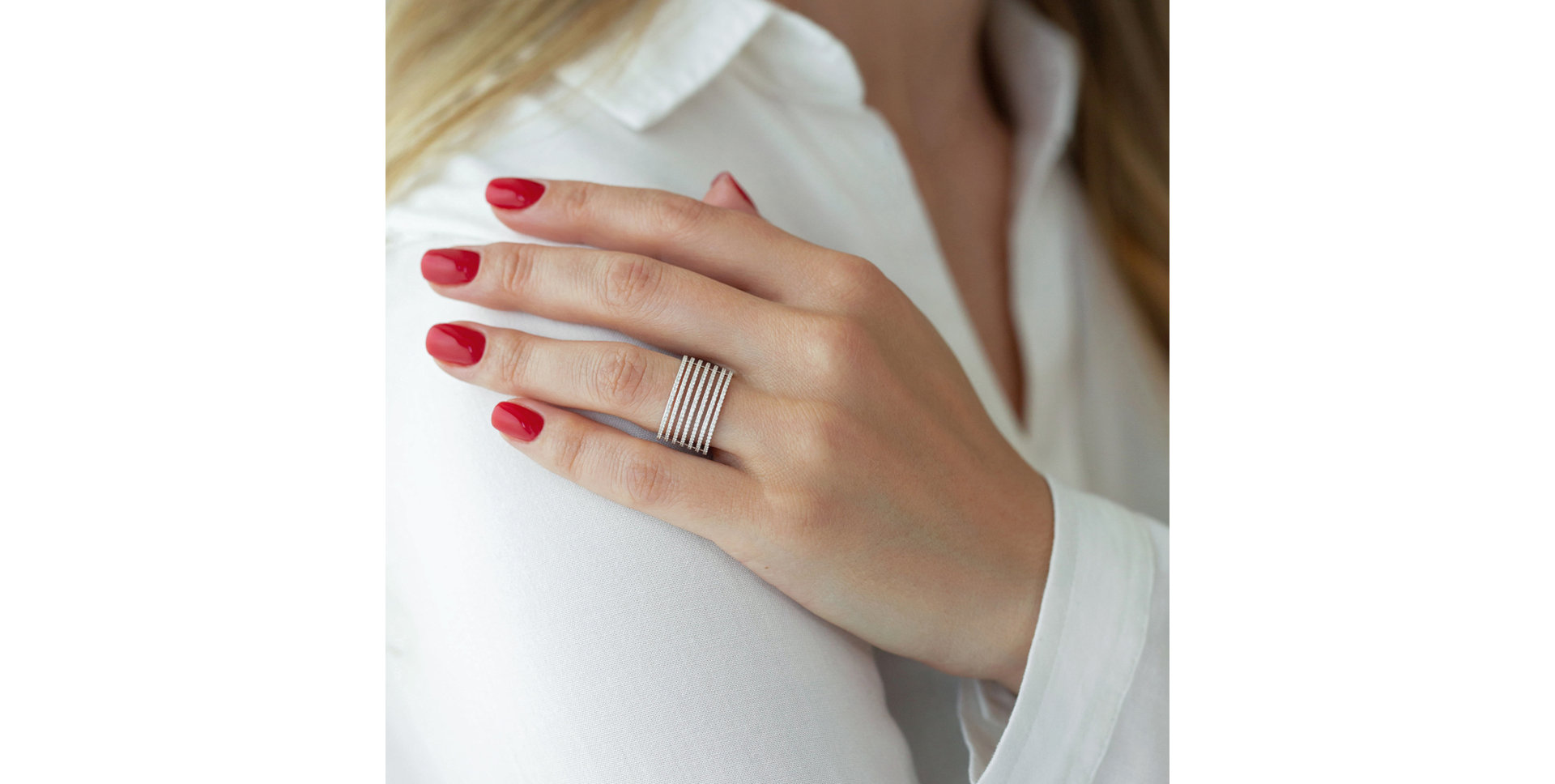 Prsteň s diamantmi Diamond Grace