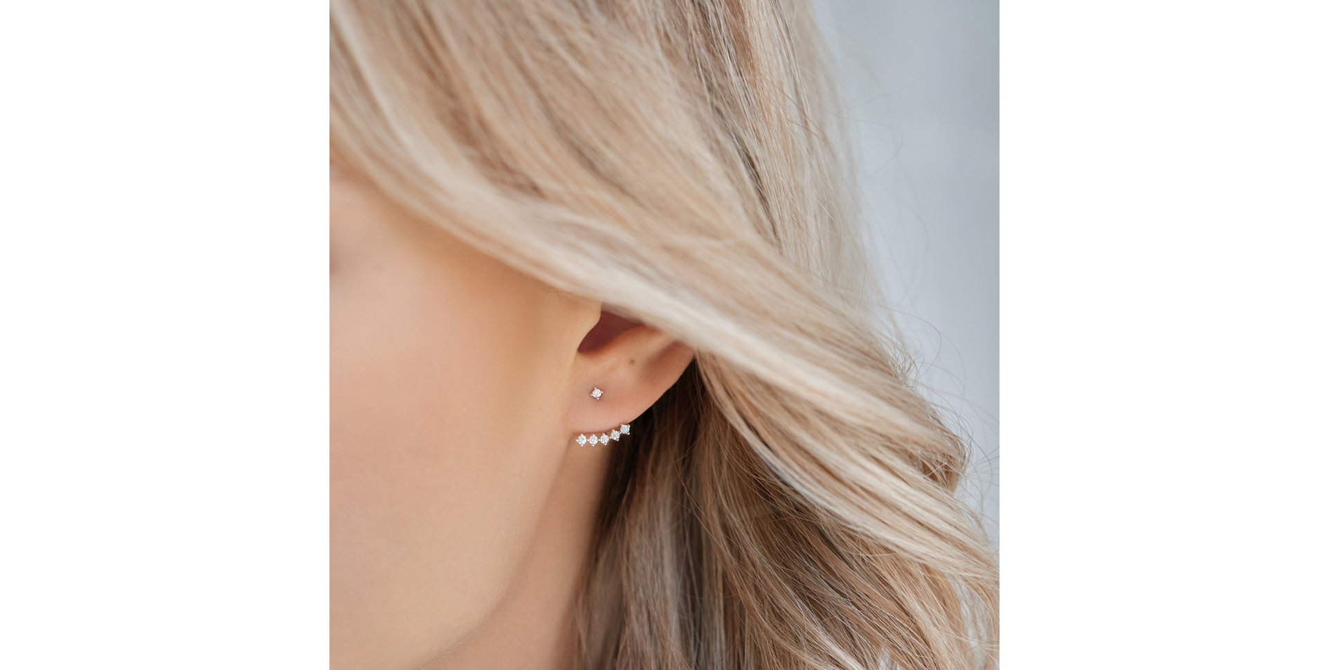 Náušnice s diamantmi Charming Anchor