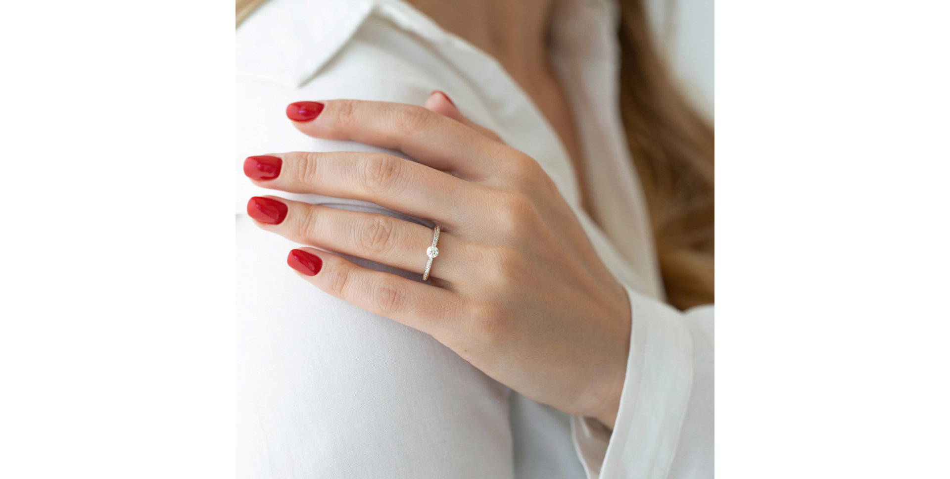 Prsteň s diamantmi Madeleine