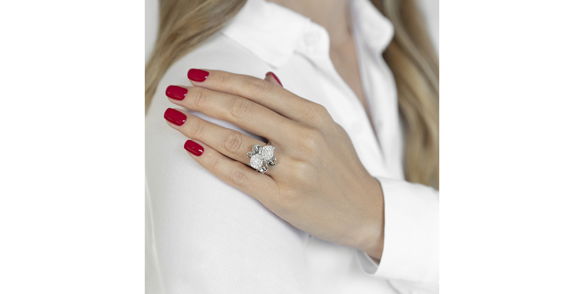 Prsteň s diamantmi Ariana