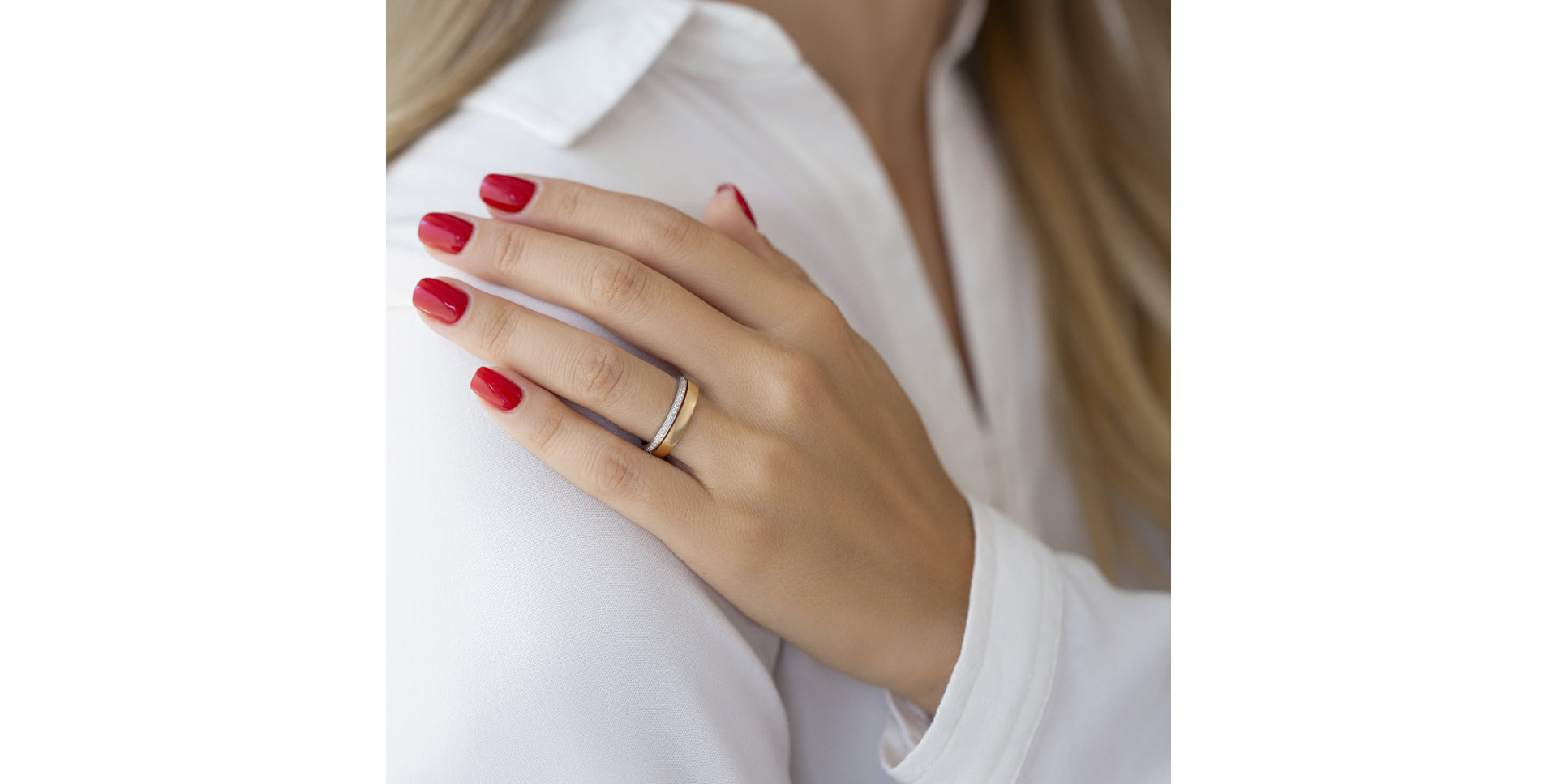 Prsteň s diamantmi Peyton