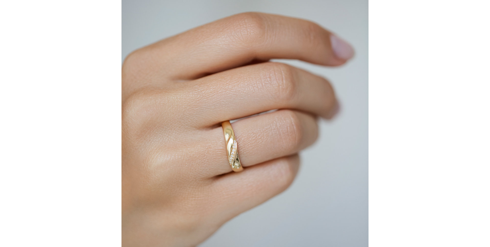 Prsteň s diamantmi Eternity Ray