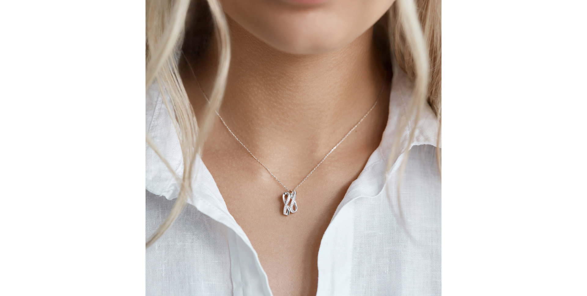 Přívěsok s diamantmi Couple of Lovers