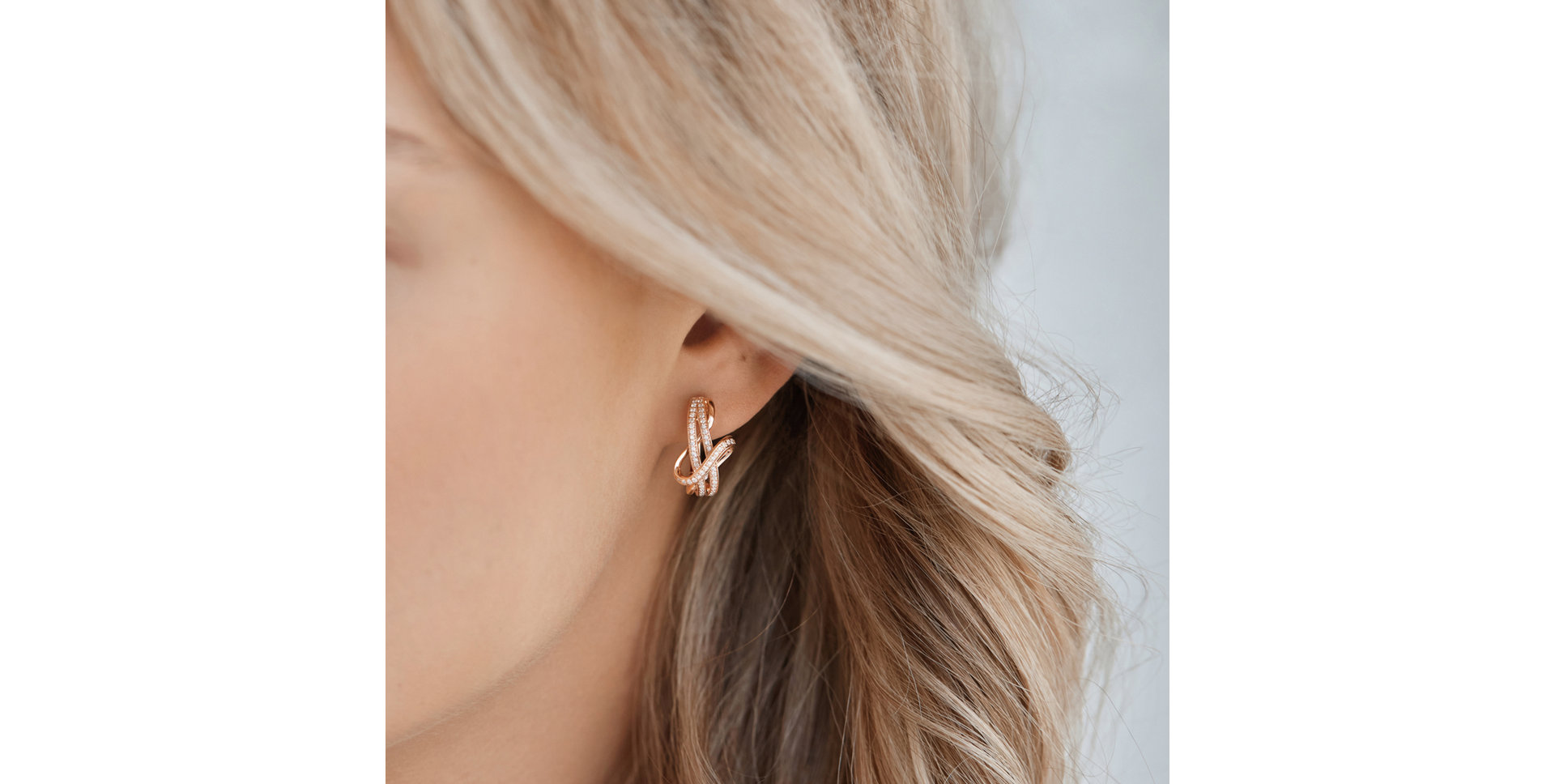 Náušnice s diamantmi Glittering Symphony