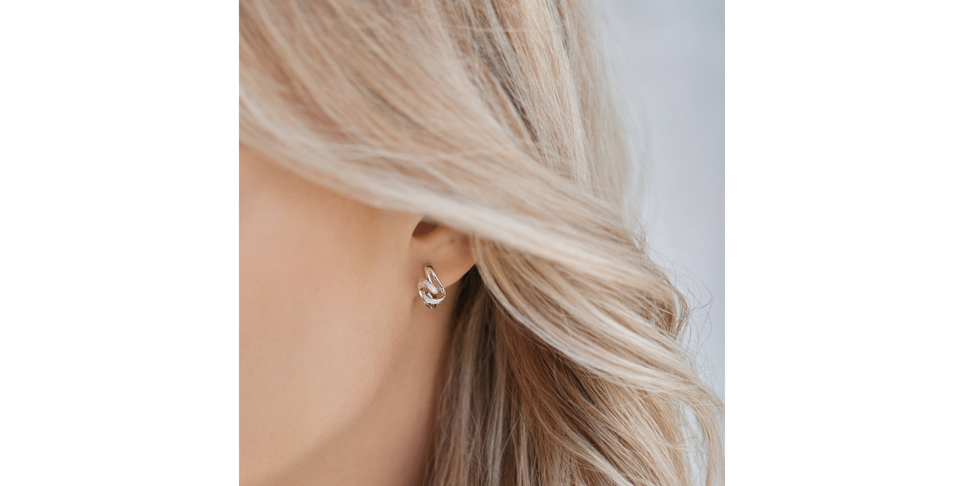 Náušnice s diamantmi First Impression