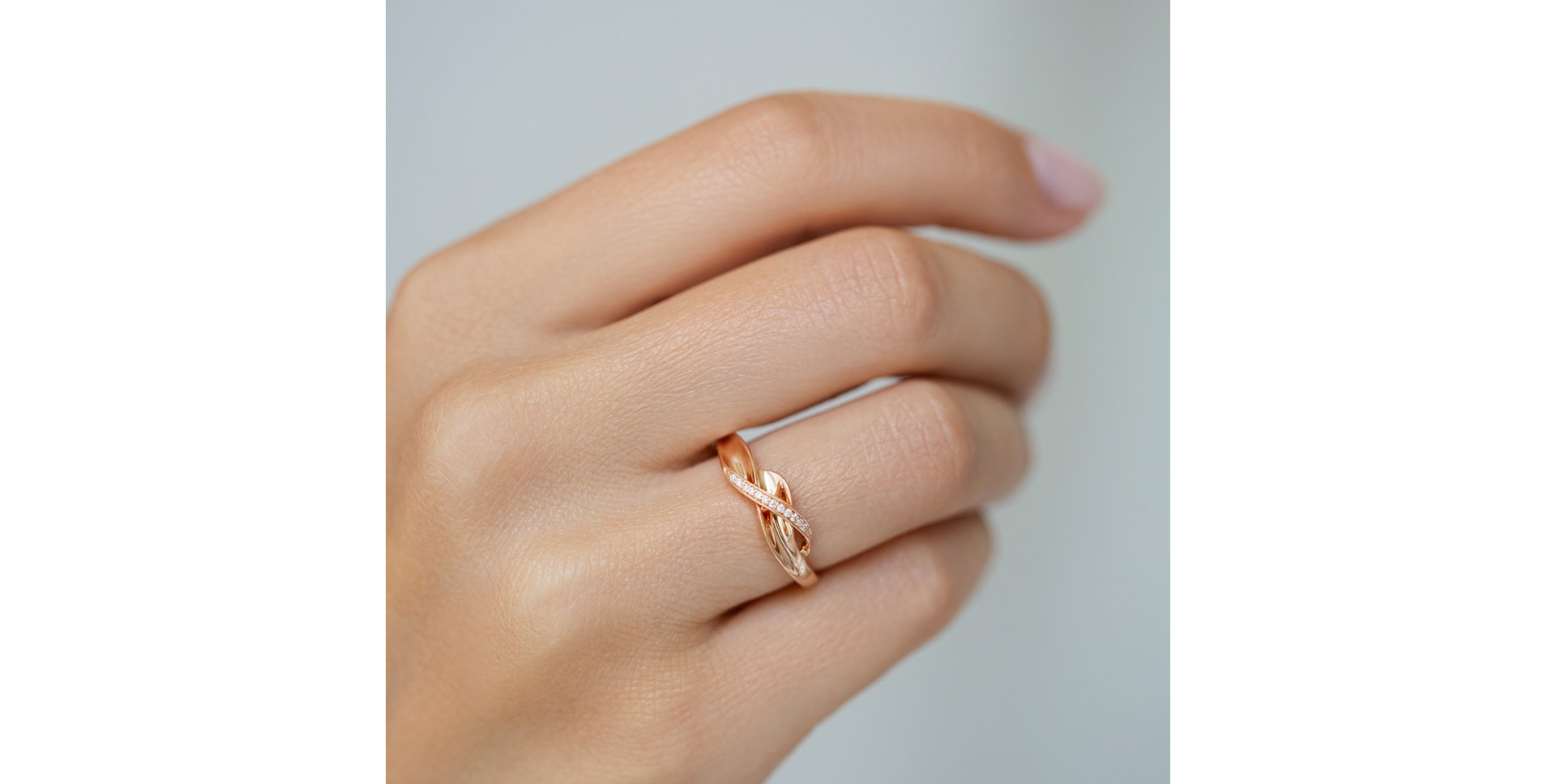 Prsteň s diamantmi Seductive Waves