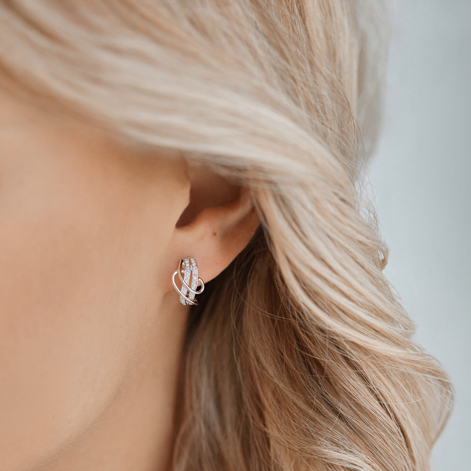 Náušnice s diamantmi Secret Celebration