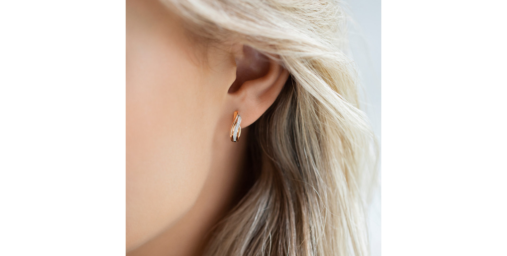 Náušnice s diamantmi Precious Ray